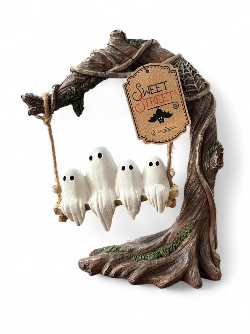 Halloween Ghost Swing Home Wall Decor - White